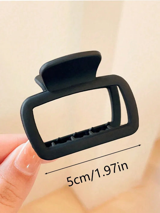 4-pack Fyrkantiga Lätta Hårklämmor för Kvinnor – Moderiktiga & Eleganta Håraccessoarer – Passar för Hårstyling & Smink