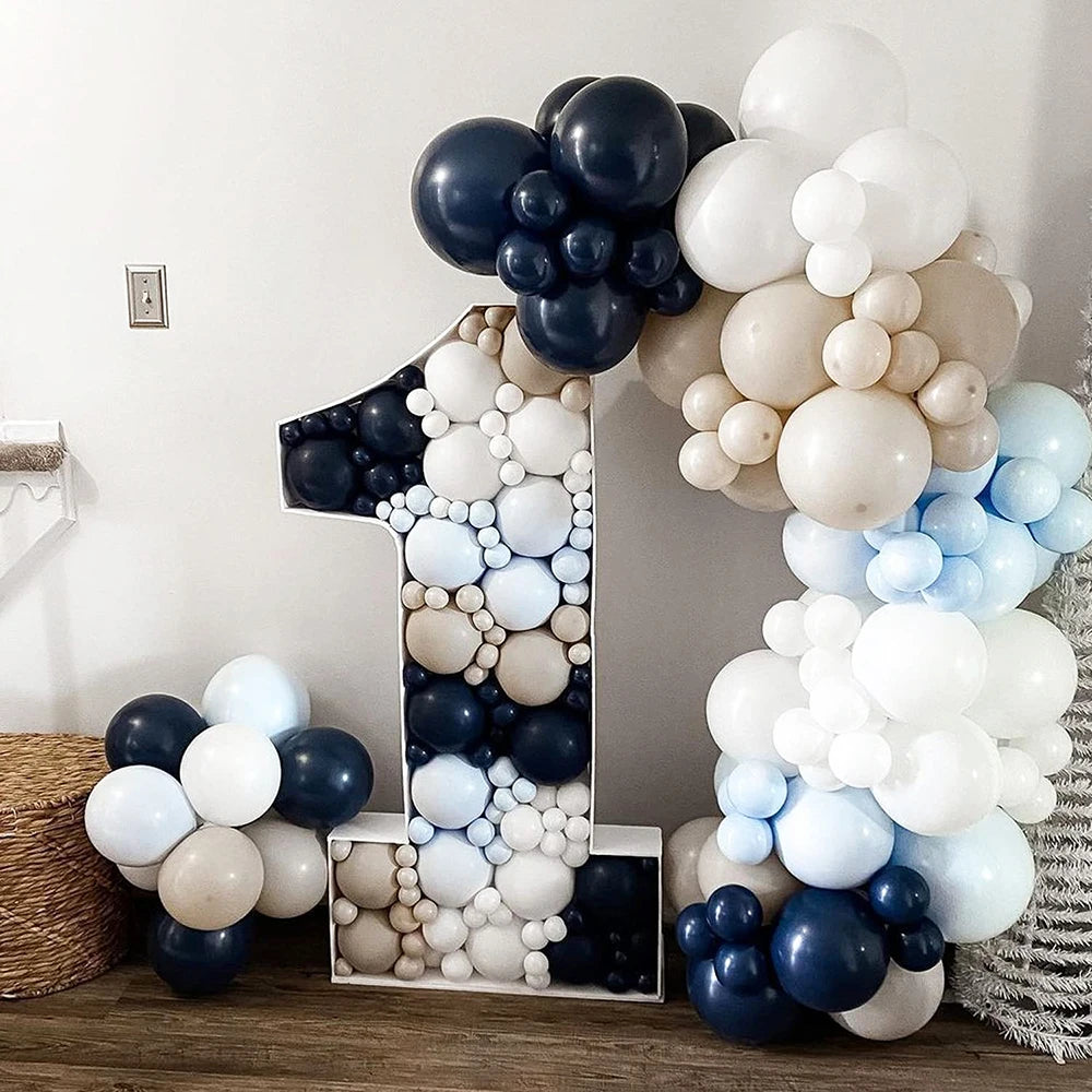 10/12-tums ballonger, 10/20/30 st – röda, kungligt blå, gula och djungelgröna ballonger. Perfekta för kalas, Student, babyshower och födelsedagsfestdekoration.