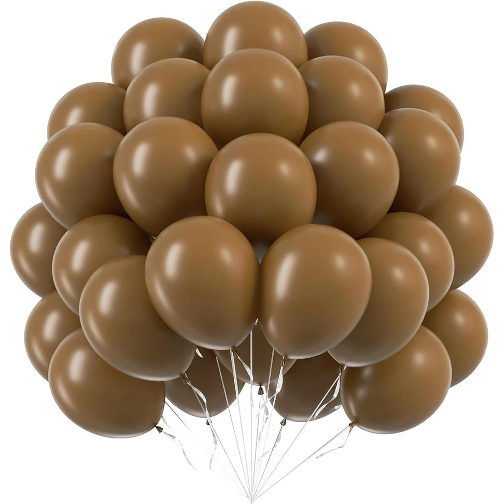 10/12-tums ballonger, 10/20/30 st – röda, kungligt blå, gula och djungelgröna ballonger. Perfekta för kalas, Student, babyshower och födelsedagsfestdekoration.